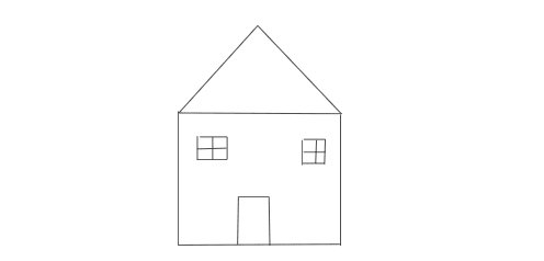 Classic House Sketch