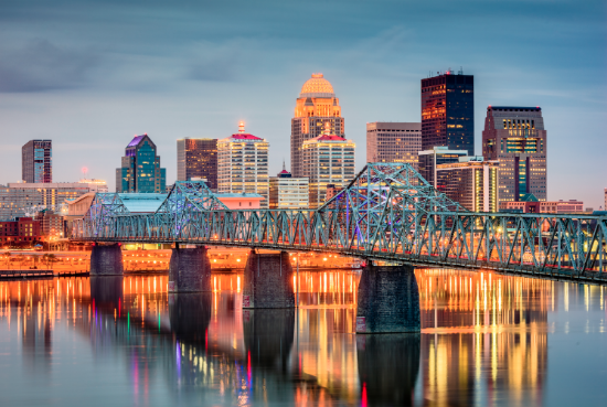 Louisville city view