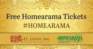 Free Homearama Ticket, PL Lyons Homearama Giveaway, 2016 Homearama